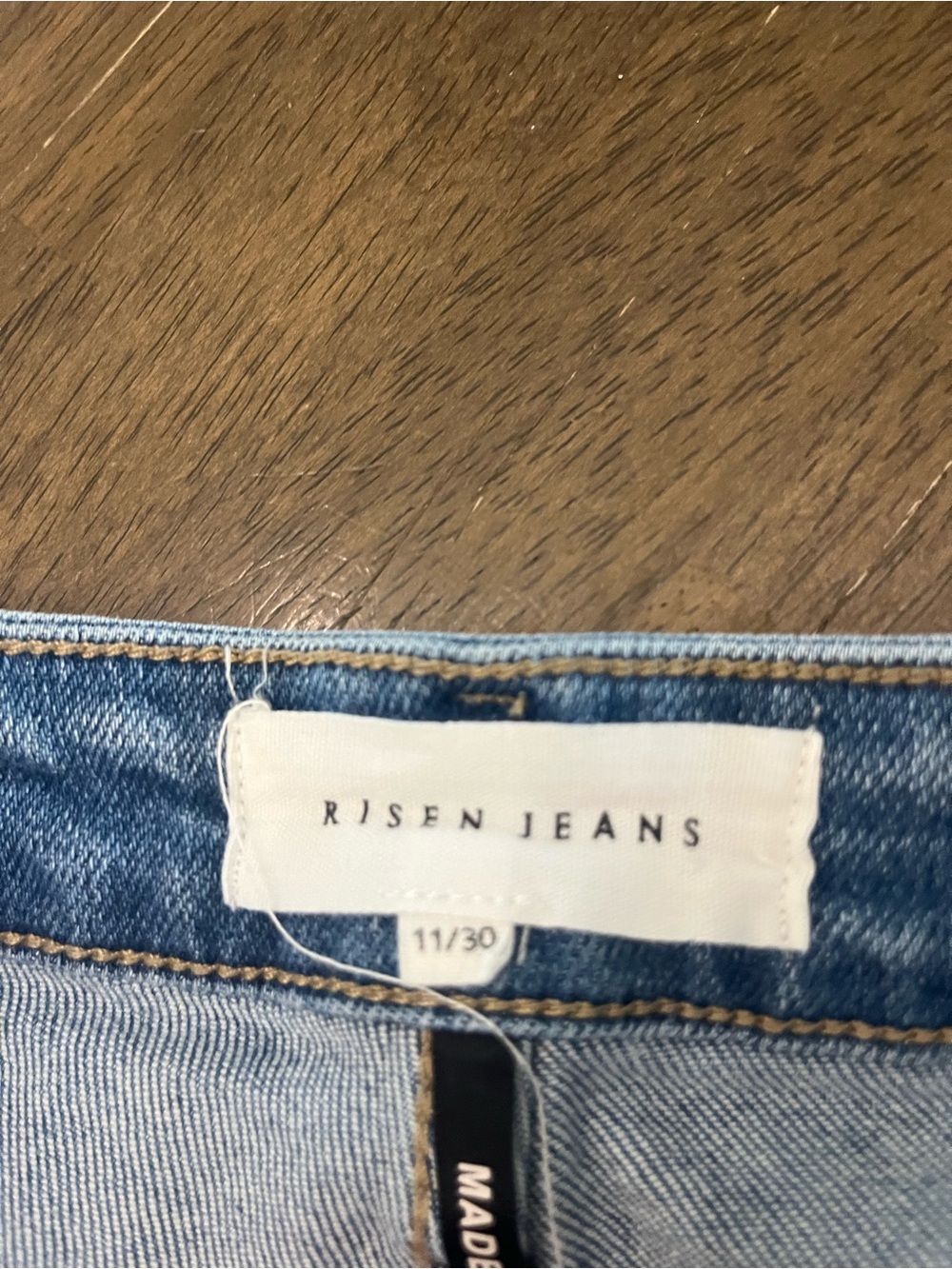 Risen High Rise Front Patch Pocket Flare Jeans Sz 11 30 Womens Risen Denim Pants - Picture 3 of 9